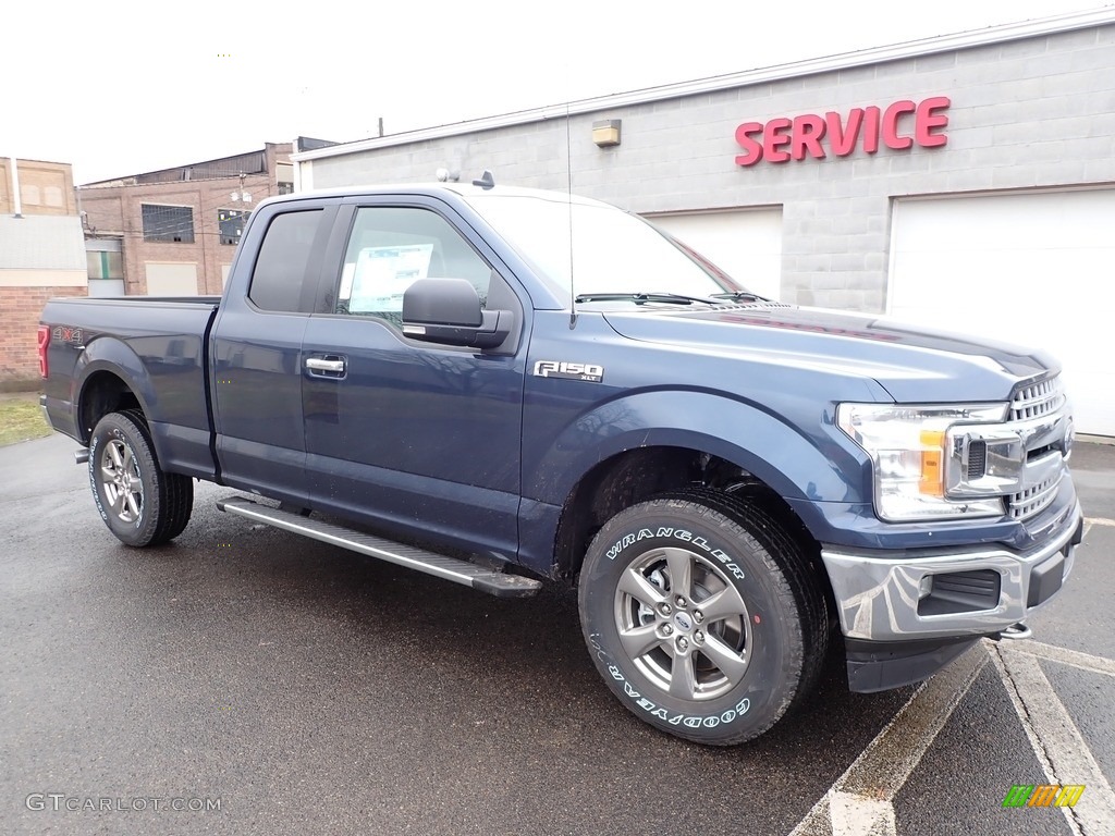 Blue Jeans 2020 Ford F150 XLT SuperCab 4x4 Exterior Photo #137661432