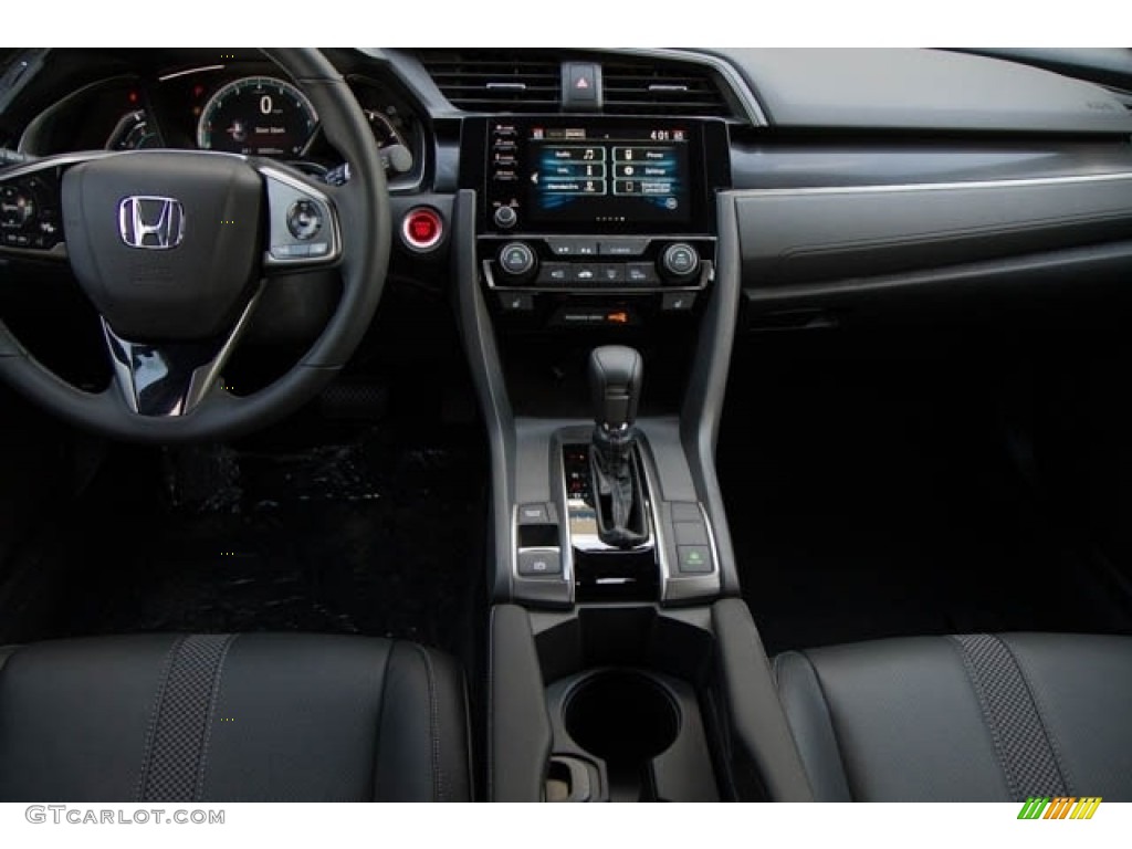 2020 Honda Civic EX-L Hatchback Black Dashboard Photo #137663448