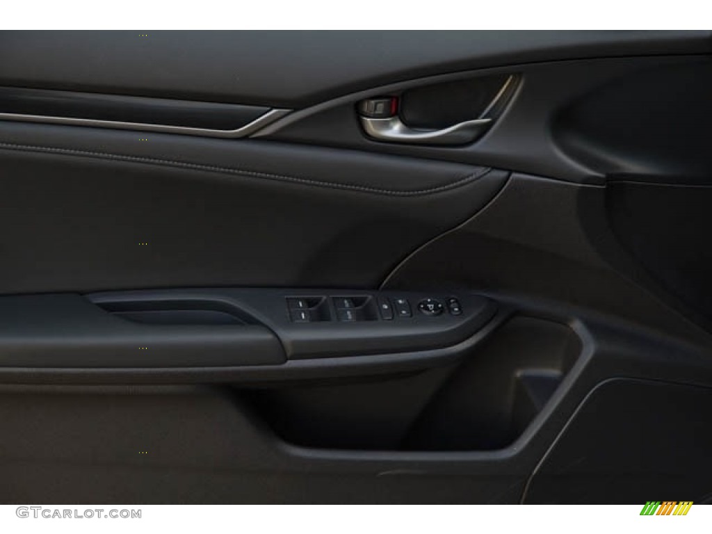 2020 Civic EX-L Hatchback - Polished Metal Metallic / Black photo #33