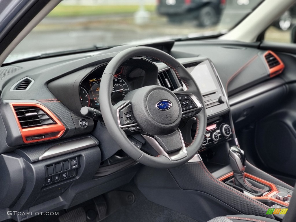 2020 Subaru Forester 2.5i Sport Gray Steering Wheel Photo #137665959