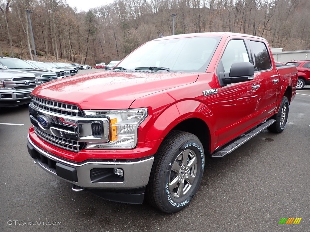 2020 F150 XLT SuperCrew 4x4 - Rapid Red / Medium Earth Gray photo #5