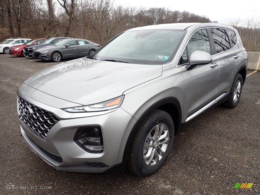 Shimmering Silver Pearl 2020 Hyundai Santa Fe SE AWD Exterior Photo #137668283