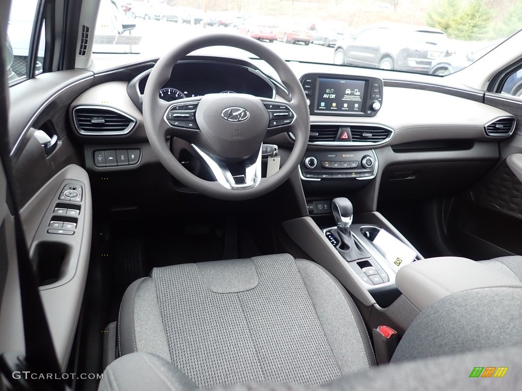 Espresso/Gray Interior 2020 Hyundai Santa Fe SE AWD Photo #137668347