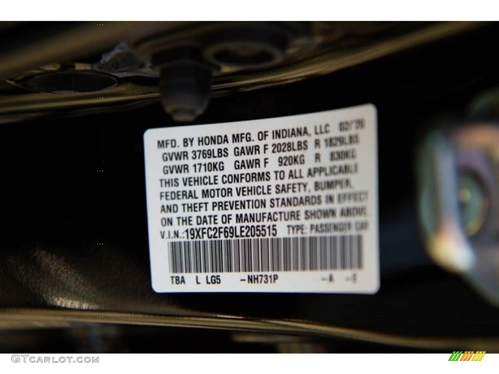 2020 Civic LX Sedan - Crystal Black Pearl / Black photo #37