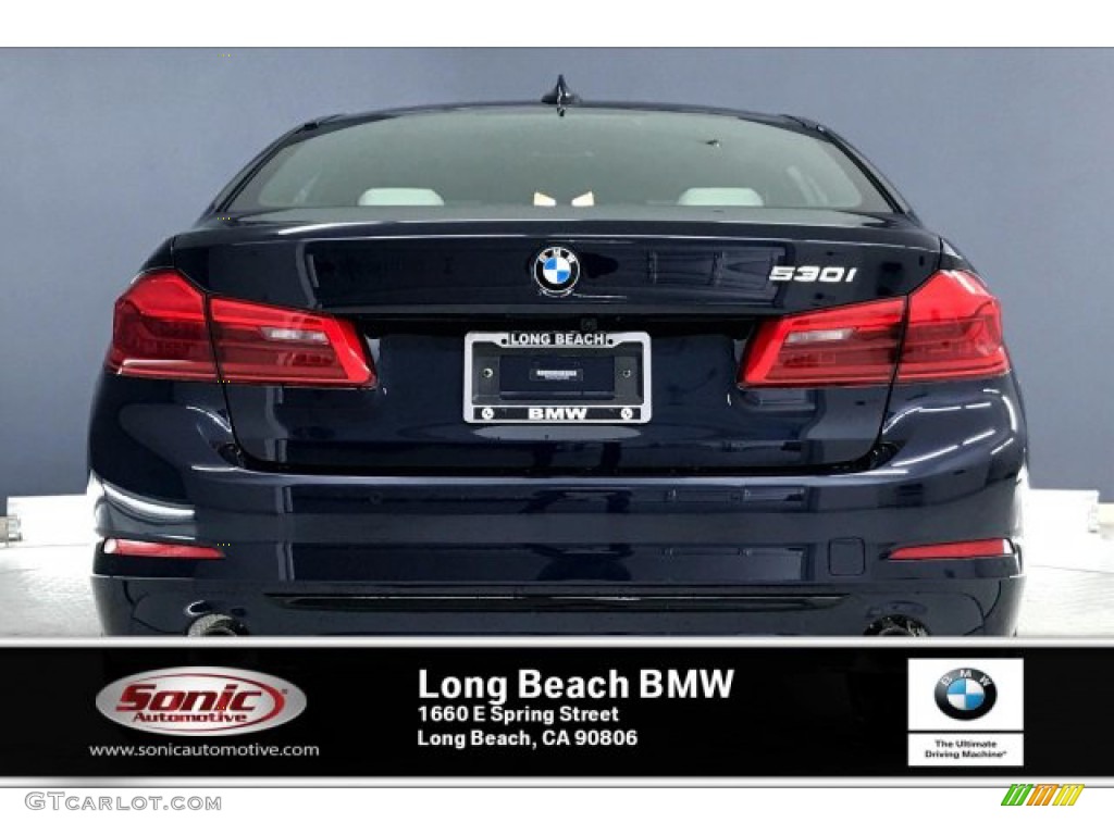 2020 5 Series 530i Sedan - Imperial Blue Metallic / Ivory White photo #4