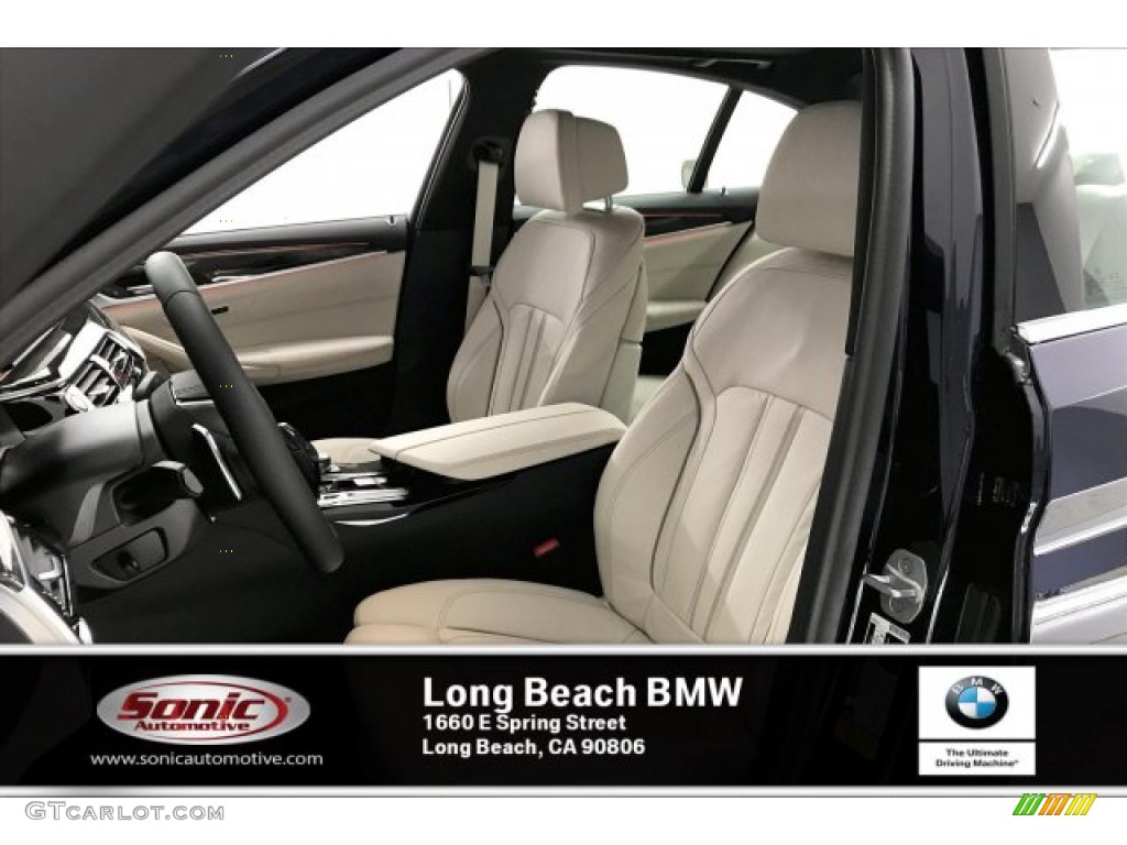 2020 5 Series 530i Sedan - Imperial Blue Metallic / Ivory White photo #9