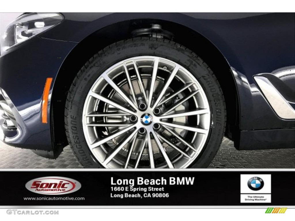 2020 5 Series 530i Sedan - Imperial Blue Metallic / Ivory White photo #12