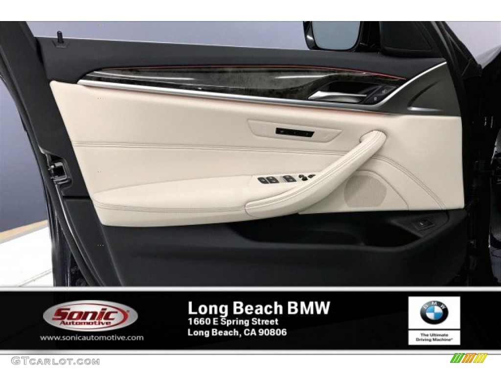 2020 5 Series 530i Sedan - Imperial Blue Metallic / Ivory White photo #13