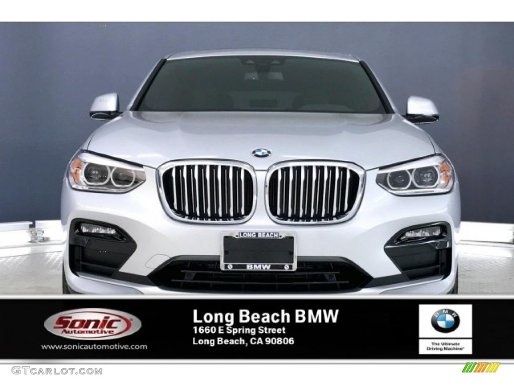 2020 X4 xDrive30i - Glacier Silver Metallic / Black photo #2