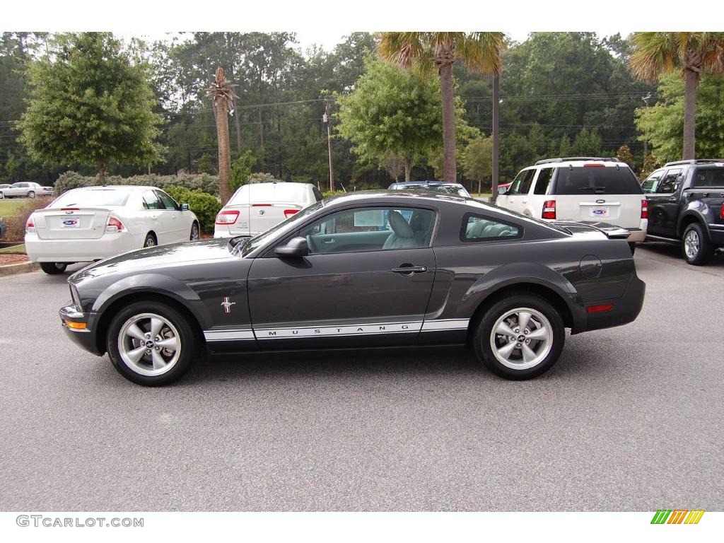 2008 Mustang V6 Premium Coupe - Alloy Metallic / Light Graphite photo #2