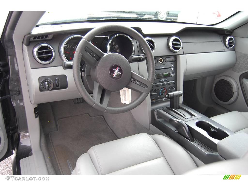 2008 Mustang V6 Premium Coupe - Alloy Metallic / Light Graphite photo #3