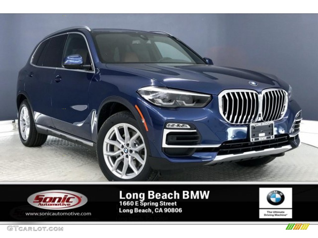 2020 X5 sDrive40i - Phytonic Blue Metallic / Cognac photo #1