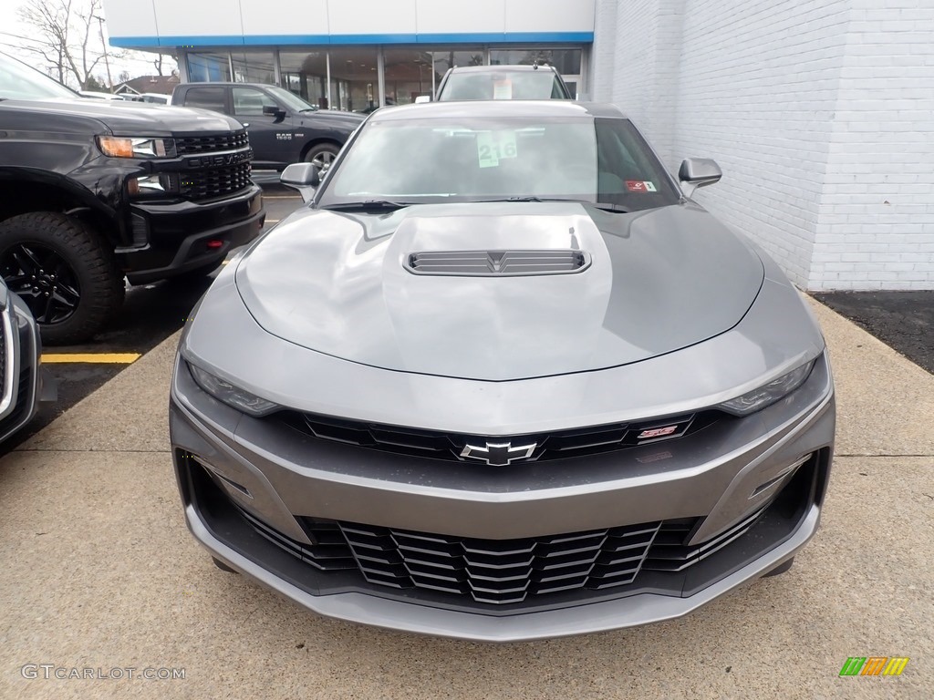 Satin Steel Metallic 2020 Chevrolet Camaro SS Coupe Exterior Photo #137675050