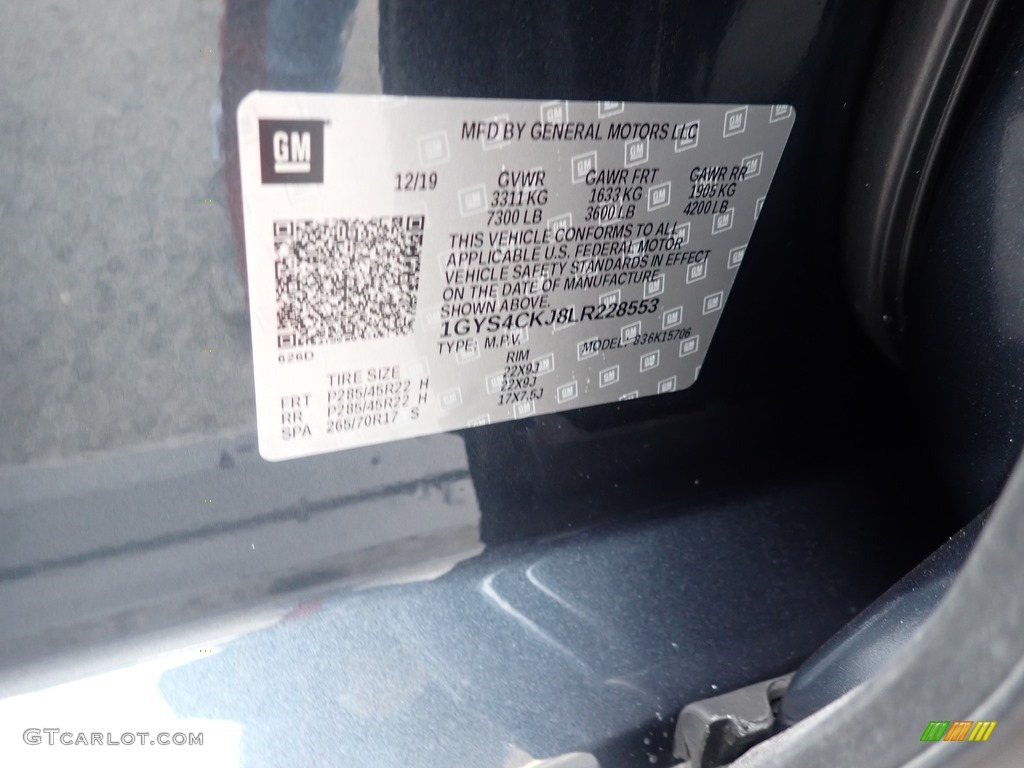 2020 Escalade Premium Luxury 4WD - Shadow Metallic / Jet Black photo #14