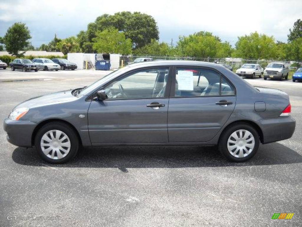 2006 Lancer ES - Graphite Gray Pearl / Gray photo #2