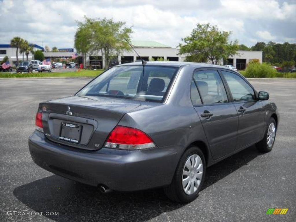 2006 Lancer ES - Graphite Gray Pearl / Gray photo #4