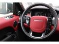 Ebony/Pimento 2020 Land Rover Range Rover Sport Autobiography Steering Wheel