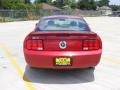 2008 Dark Candy Apple Red Ford Mustang V6 Deluxe Coupe  photo #4