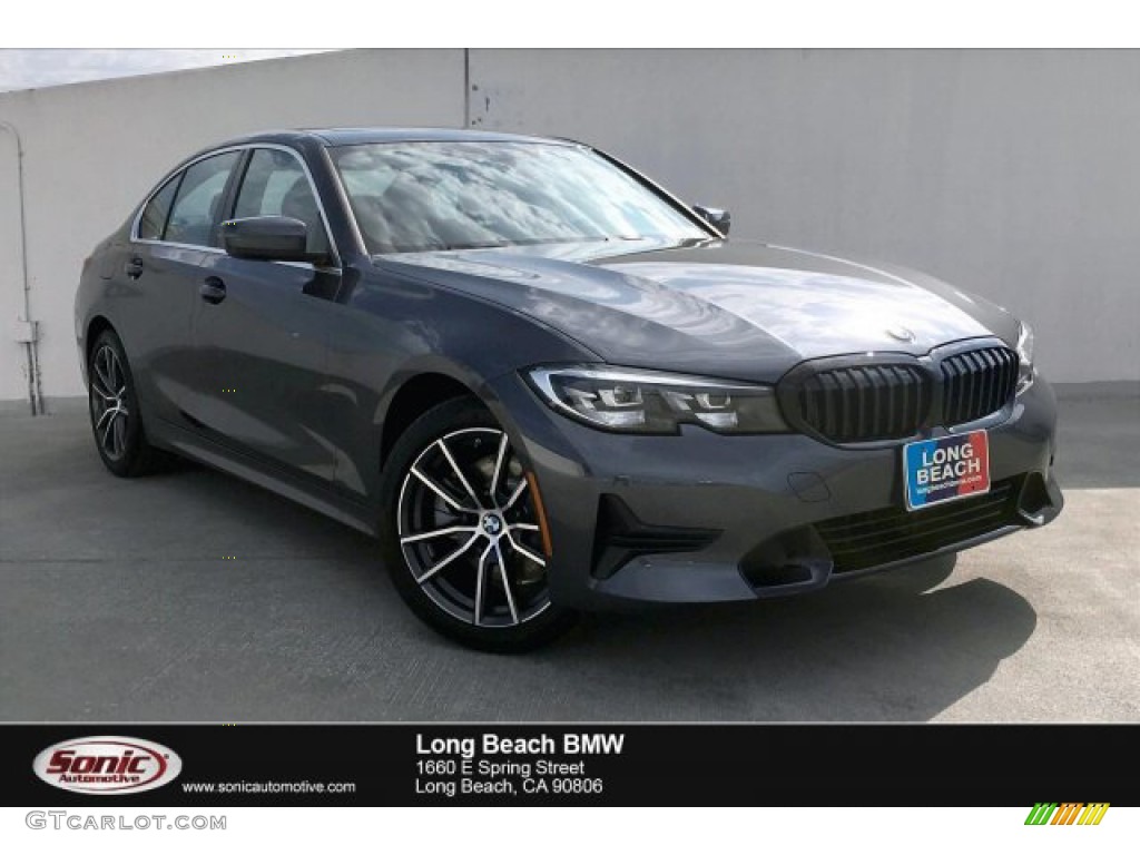2020 3 Series 330i Sedan - Mineral Grey Metallic / Black photo #1
