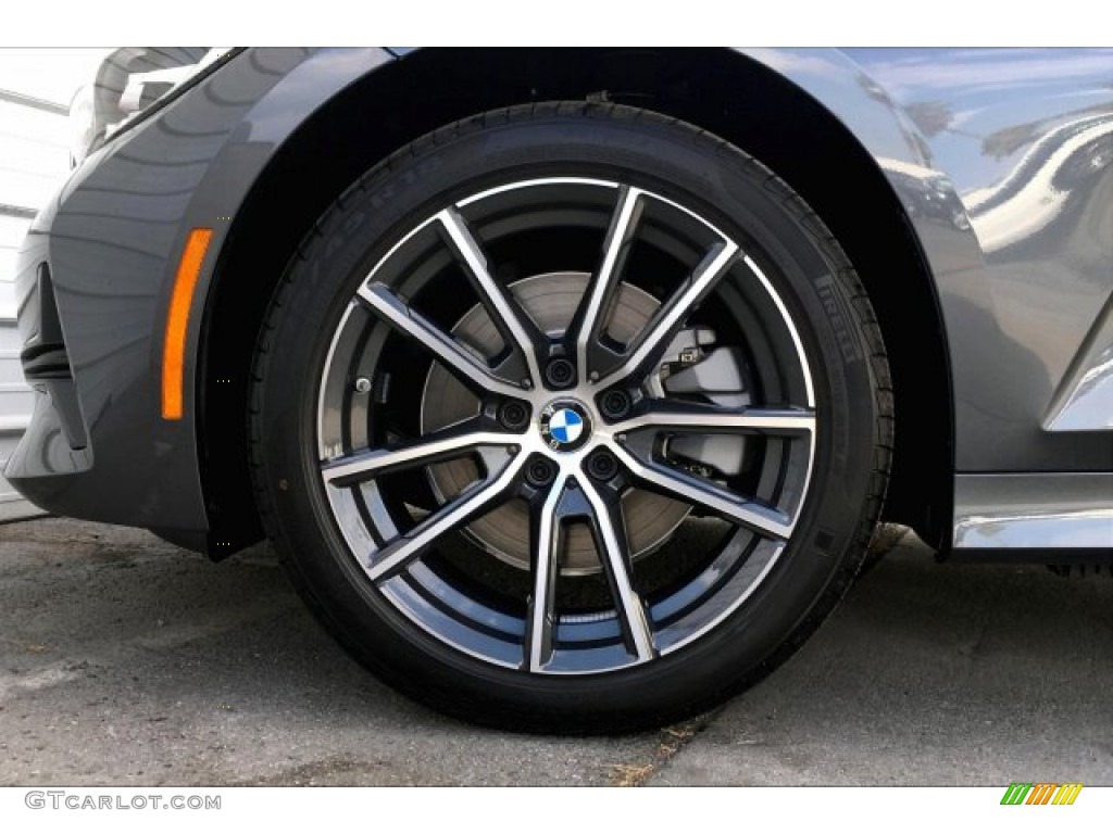 2020 3 Series 330i Sedan - Mineral Grey Metallic / Black photo #9