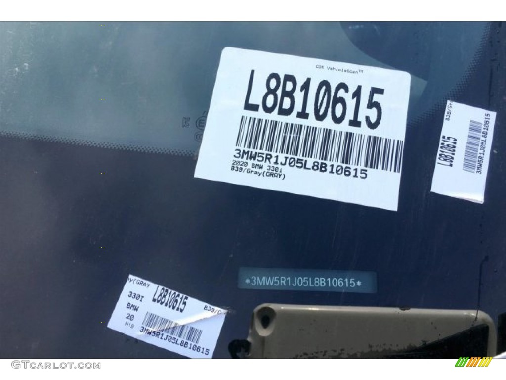 2020 3 Series 330i Sedan - Mineral Grey Metallic / Black photo #11