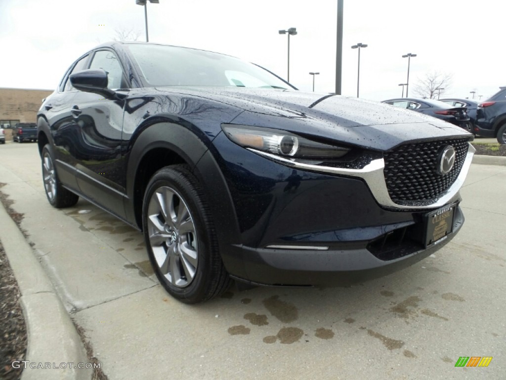 2020 CX-30 Select AWD - Deep Crystal Blue Mica / Black photo #1