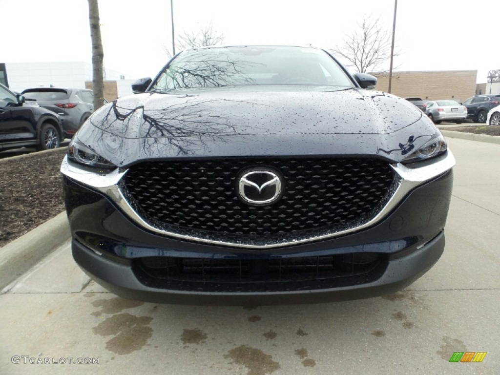 2020 CX-30 Premium AWD - Deep Crystal Blue Mica / Black photo #2