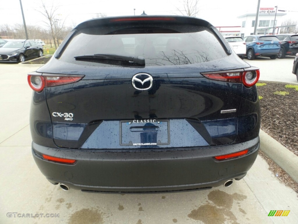 2020 CX-30 Premium AWD - Deep Crystal Blue Mica / Black photo #6