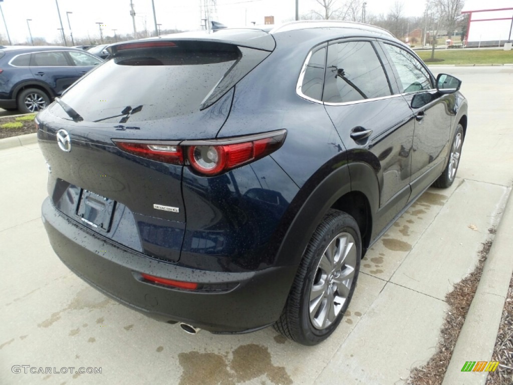 2020 CX-30 Premium AWD - Deep Crystal Blue Mica / Black photo #7
