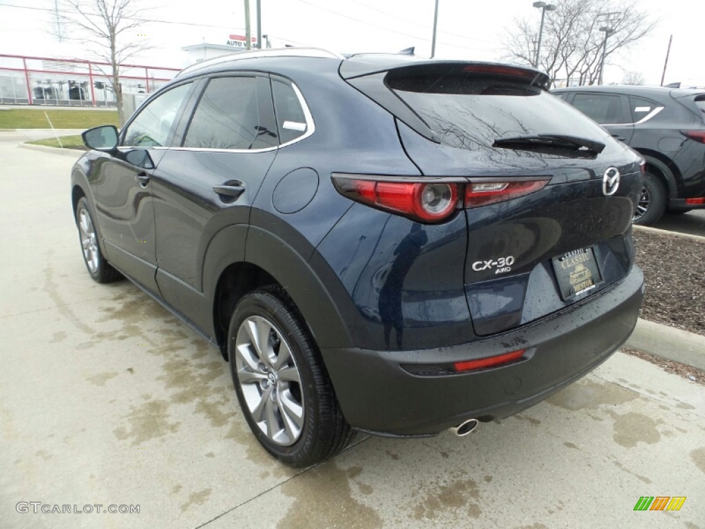 2020 CX-30 Premium AWD - Deep Crystal Blue Mica / Black photo #5