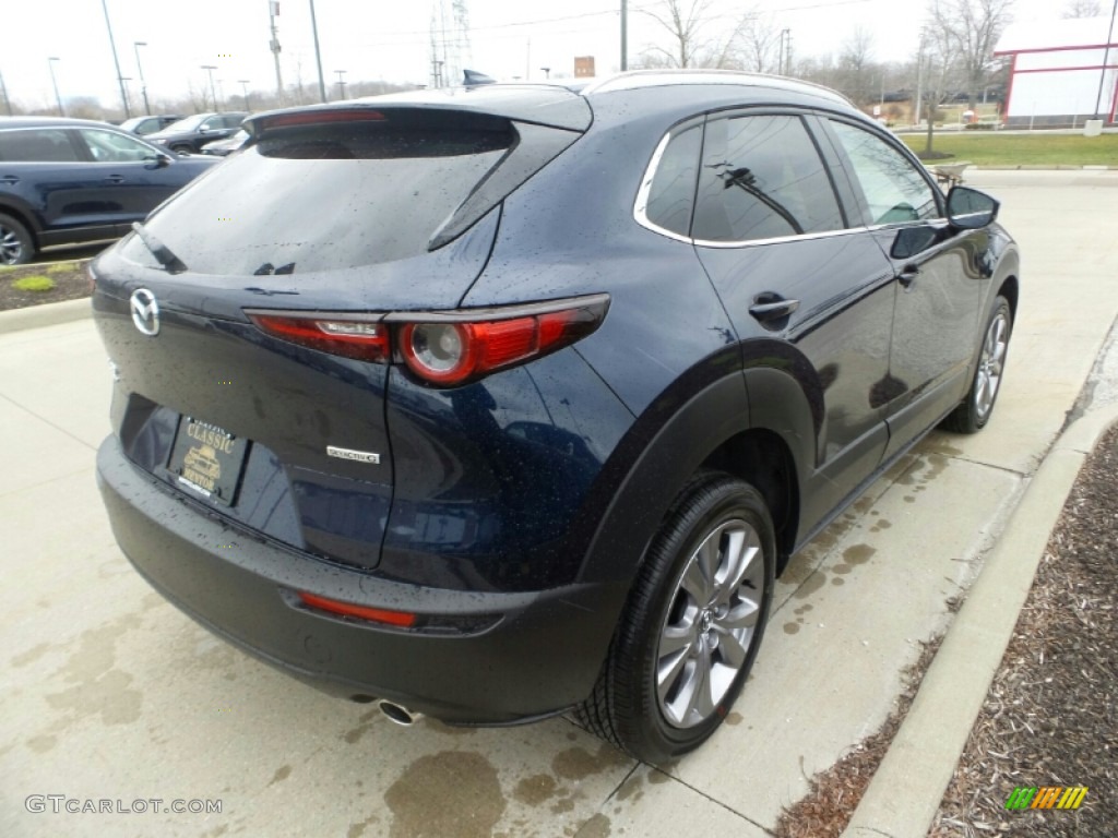 2020 CX-30 Premium AWD - Deep Crystal Blue Mica / Black photo #7