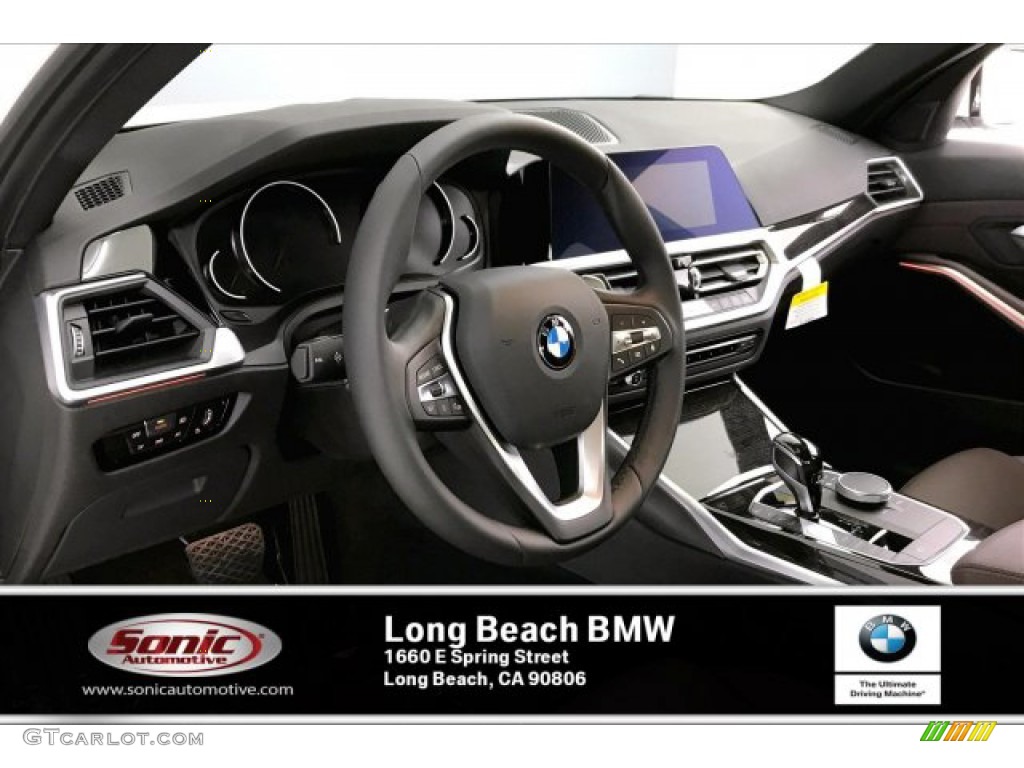2020 3 Series 330i Sedan - Mineral White Metallic / Mocha photo #7