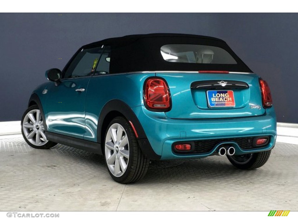 2020 Convertible Cooper S - Caribbean Aqua Metallic / Satellite Gray photo #3