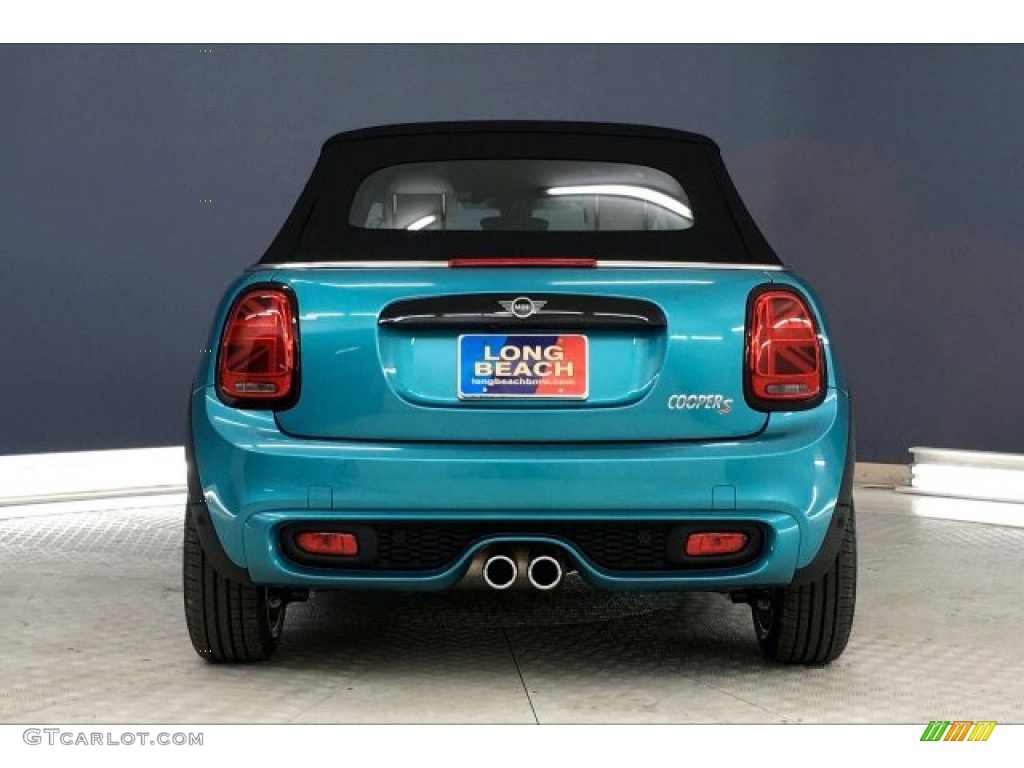 2020 Convertible Cooper S - Caribbean Aqua Metallic / Satellite Gray photo #4