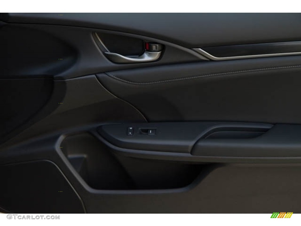 2020 Civic EX-L Hatchback - Polished Metal Metallic / Black photo #37