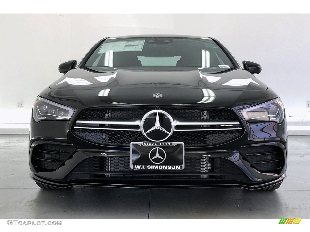 2020 CLA AMG 35 Coupe - Night Black / Classic Red/Black photo #2