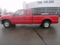 2007 Red Clearcoat Ford F250 Super Duty XL SuperCab  photo #2