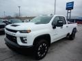 2020 Summit White Chevrolet Silverado 2500HD Custom Double Cab 4x4  photo #1