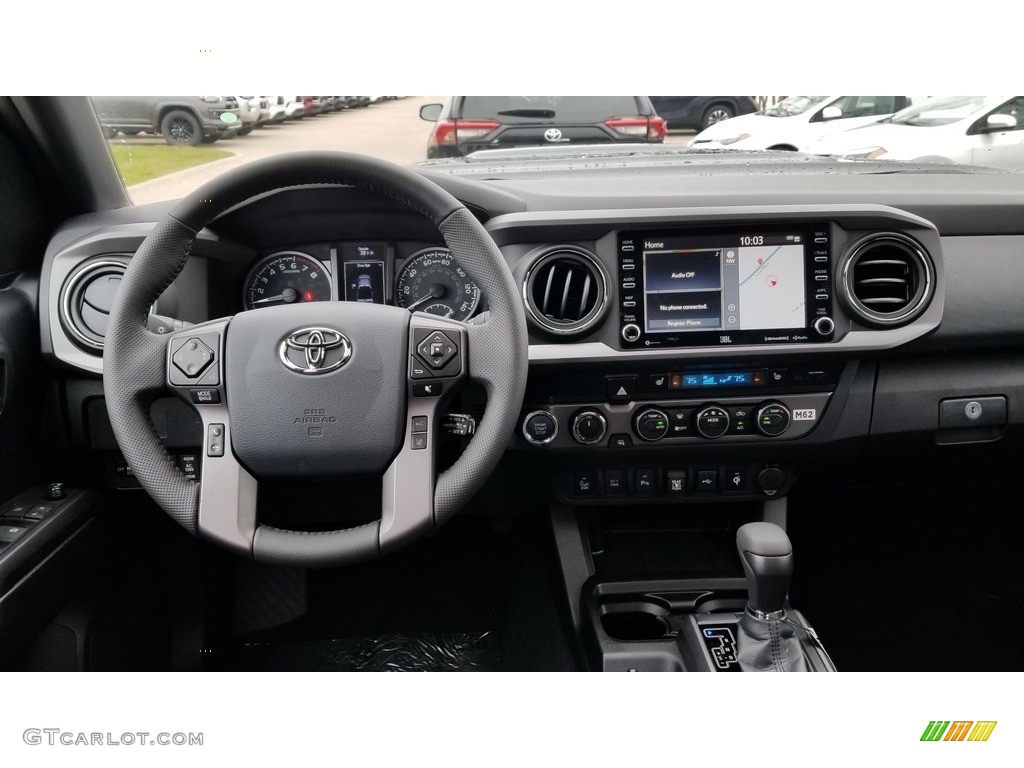 2020 Tacoma TRD Sport Double Cab 4x4 - Midnight Black Metallic / Black photo #3