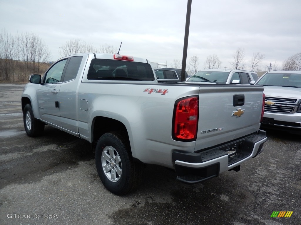 2020 Colorado WT Extended Cab 4x4 - Silver Ice Metallic / Ash Gray/Jet Black photo #5