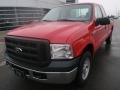 2007 Red Clearcoat Ford F250 Super Duty XL SuperCab  photo #9