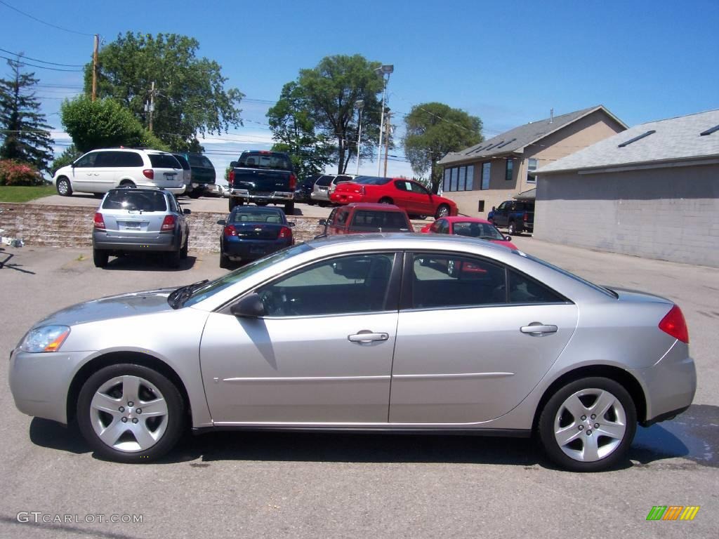 2008 G6 Sedan - Liquid Silver Metallic / Ebony Black photo #7