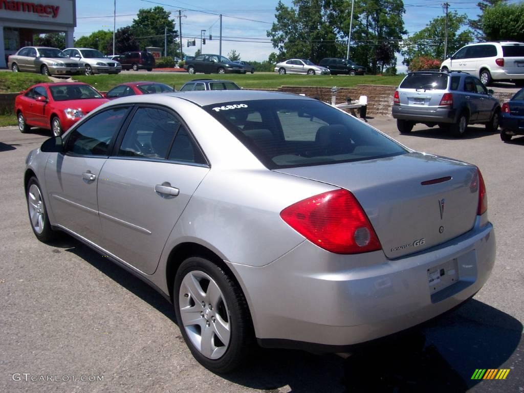 2008 G6 Sedan - Liquid Silver Metallic / Ebony Black photo #8