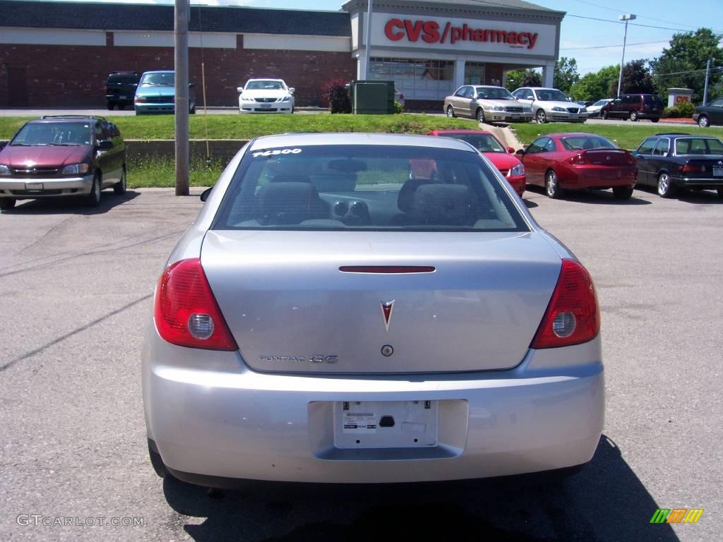 2008 G6 Sedan - Liquid Silver Metallic / Ebony Black photo #9