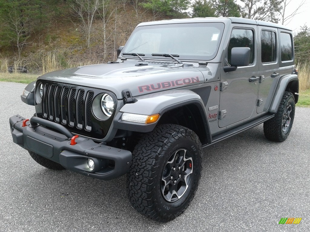 2020 Wrangler Unlimited Rubicon 4x4 - Sting-Gray / Black photo #2