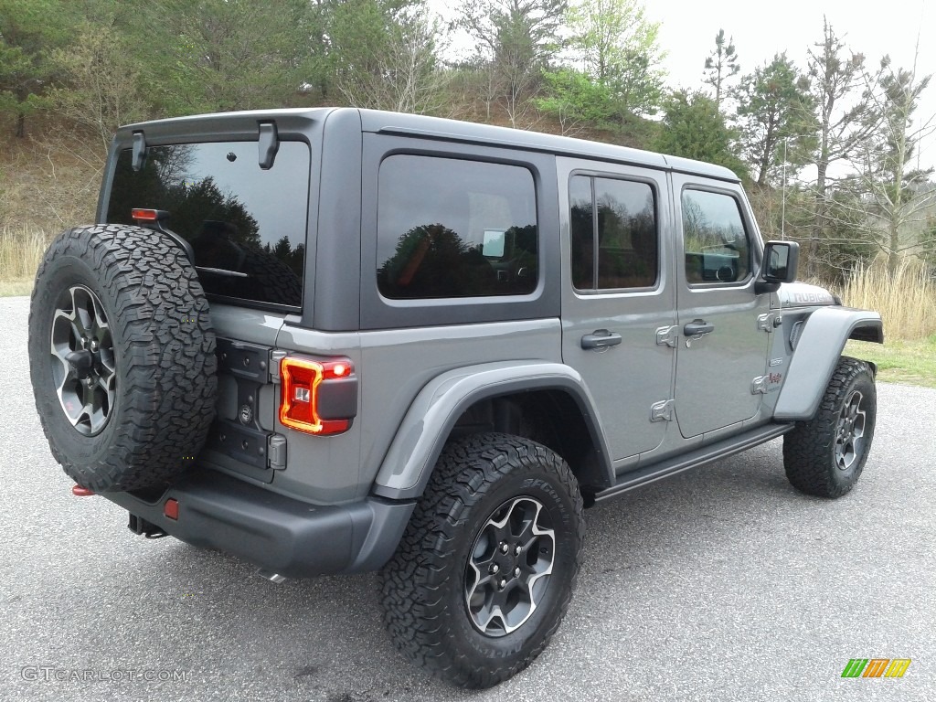 2020 Wrangler Unlimited Rubicon 4x4 - Sting-Gray / Black photo #6