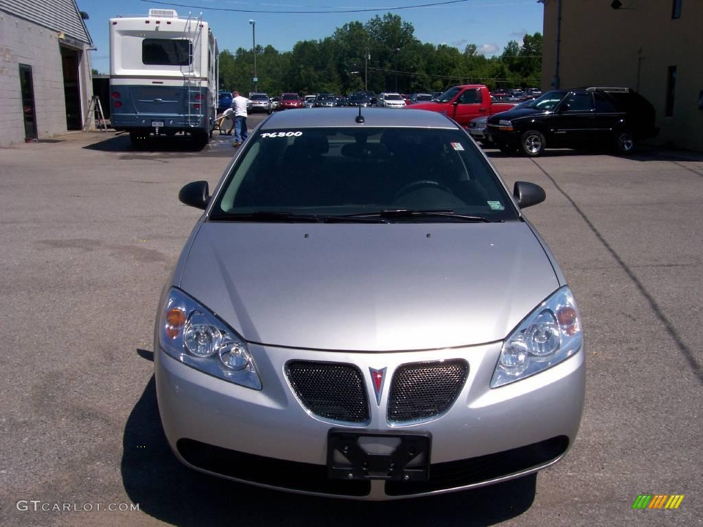2008 G6 Sedan - Liquid Silver Metallic / Ebony Black photo #13