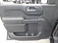 Jet Black 2020 Chevrolet Silverado 1500 Custom Crew Cab 4x4 Door Panel