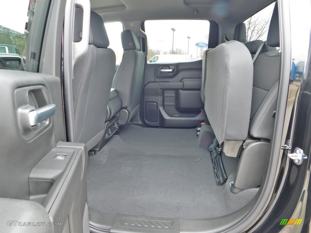 Jet Black Interior 2020 Chevrolet Silverado 1500 Custom Crew Cab 4x4 Photo #137705977