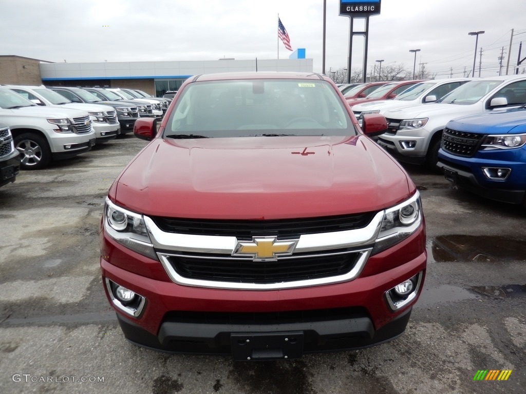 2020 Colorado LT Crew Cab 4x4 - Cajun Red Tintcoat / Jet Black photo #2